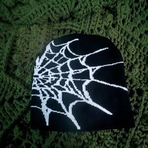 Spider Web Beanies.

1 for 15
2 for 25
3 for 30
